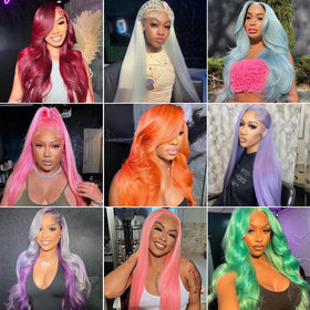 LETMIEO 30 Inch 613 Lace Front Wig packaging