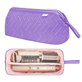 Leudes Hair Dryer Tools Travel Bag front view with wide opening
