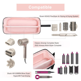 Leudes Hair Dryer Tools Travel Bag in a lifestyle setting