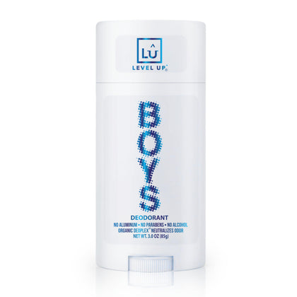 Level Up Boys Deodorant for Kids 8-14 front view