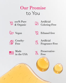 Leven Rose Jojoba Oil bottle with natural background