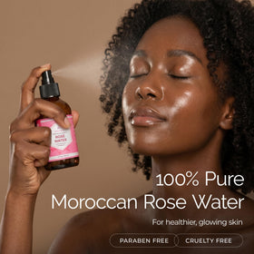 Leven Rose Pure Rose Water Spray 4 oz back view