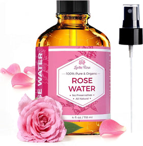 Leven Rose Pure Rose Water Spray 4 oz front view