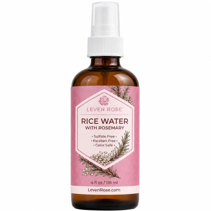Leven Rose Rice Water Hair Growth Spray 4 oz front view