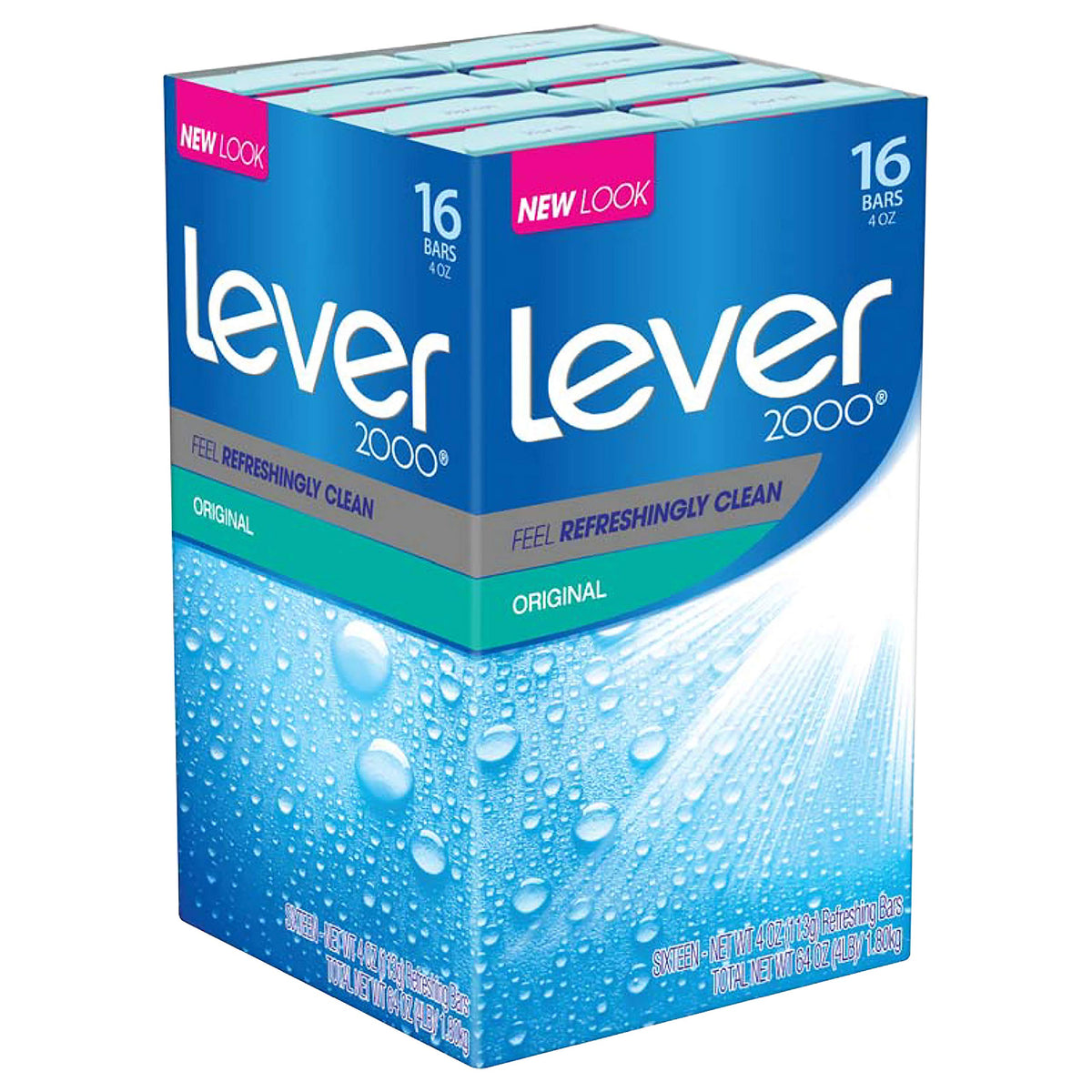Lever 2000 Original Bar Soap 4 oz front view