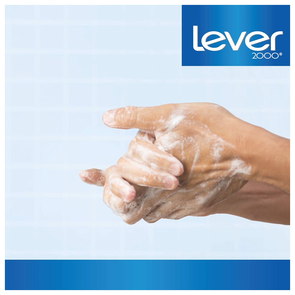 Lever 2000 Original Bar Soap displayed with fresh towels