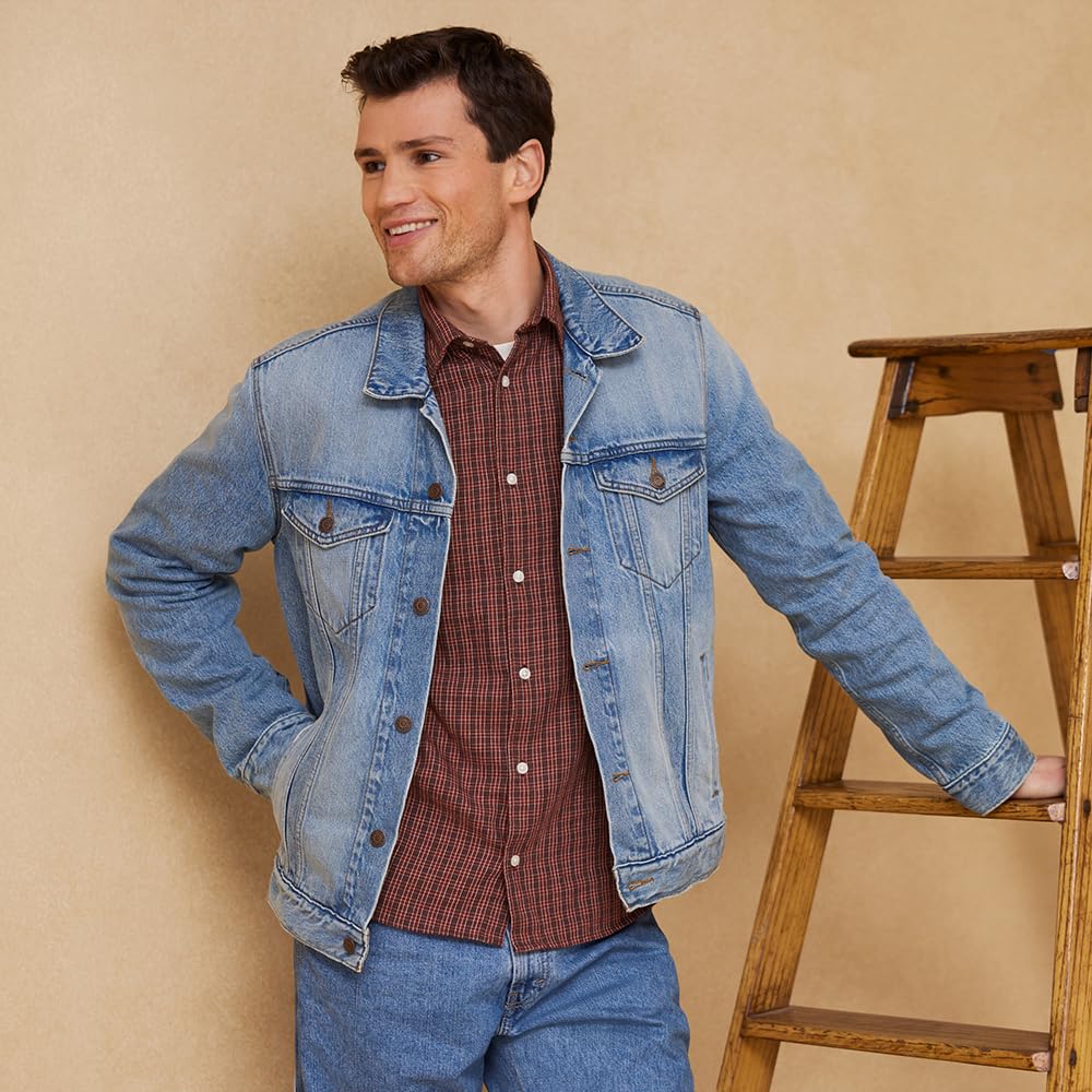 Levi Strauss Signature Gold Men's Trucker Jacket back view
