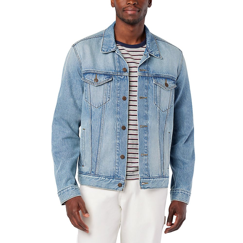 Levi Strauss Signature Gold Men's Trucker Jacket front view in Forty-Niner