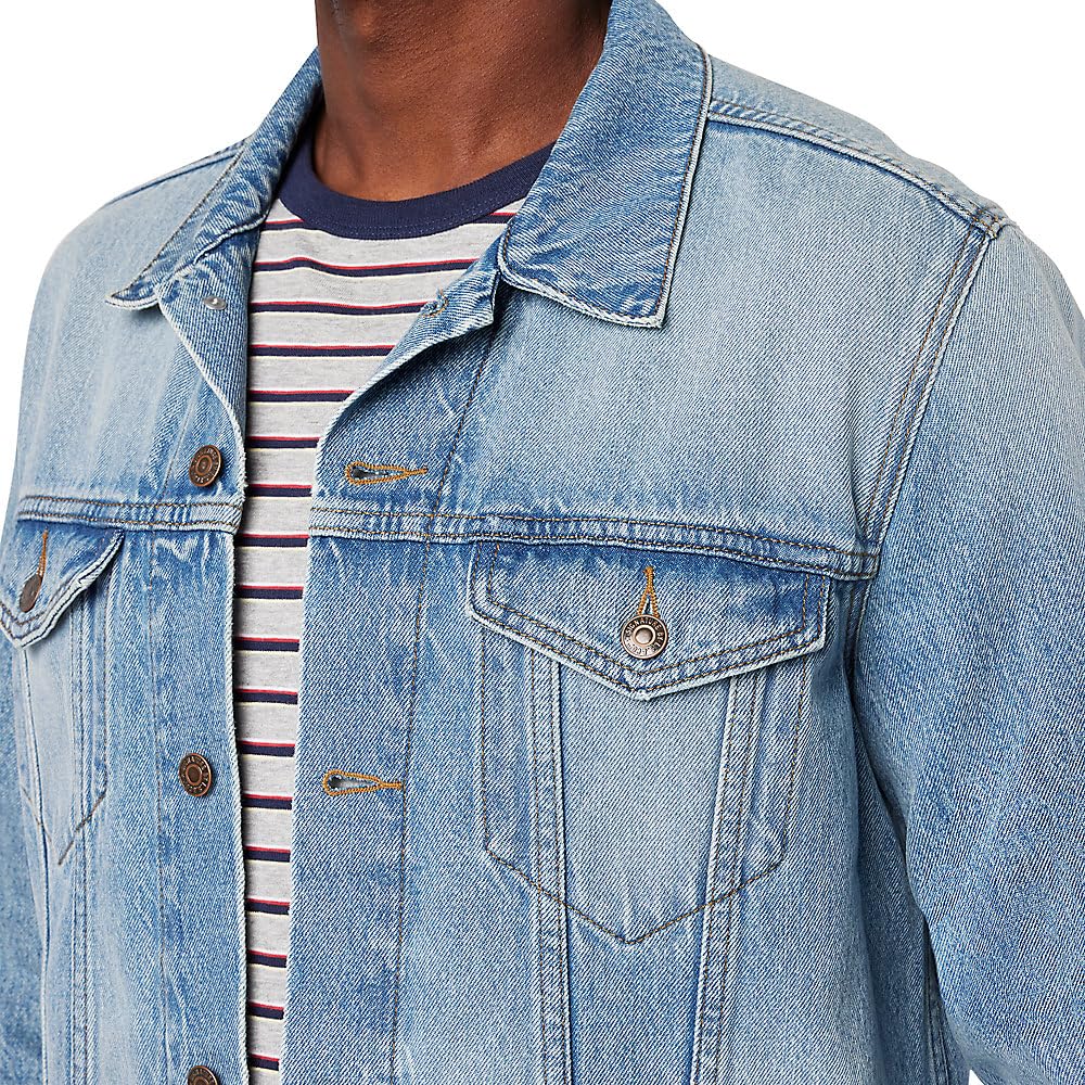 Levi Strauss Signature Gold Men's Trucker Jacket side view showing pockets
