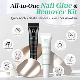 LEYKOSH 10g nail glue tube with fine tip