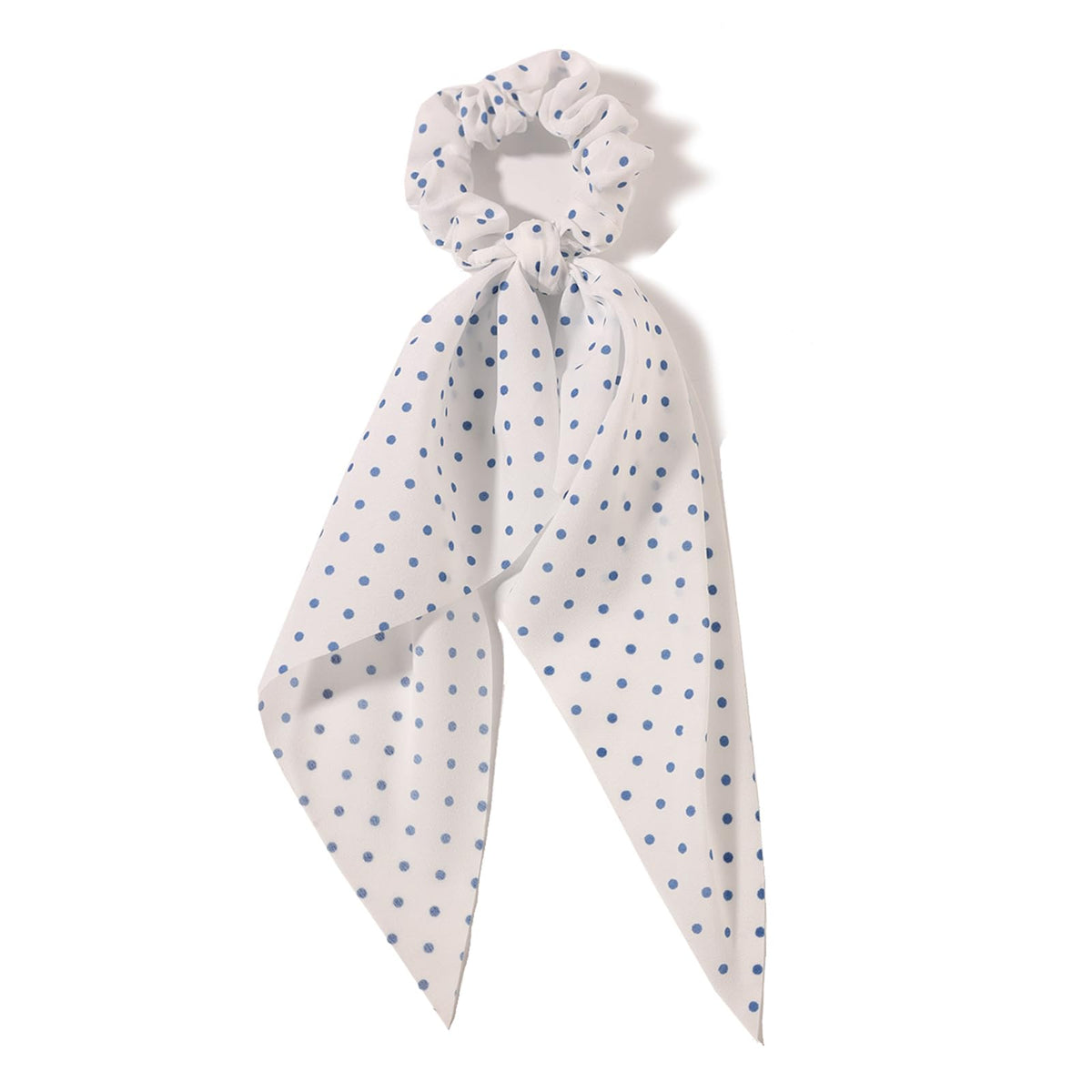 LFOUVRE Bow Hair Ties and Scarf Scrunchies set arranged aesthetically