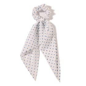 LFOUVRE Bow Hair Ties and Scarf Scrunchies set arranged aesthetically