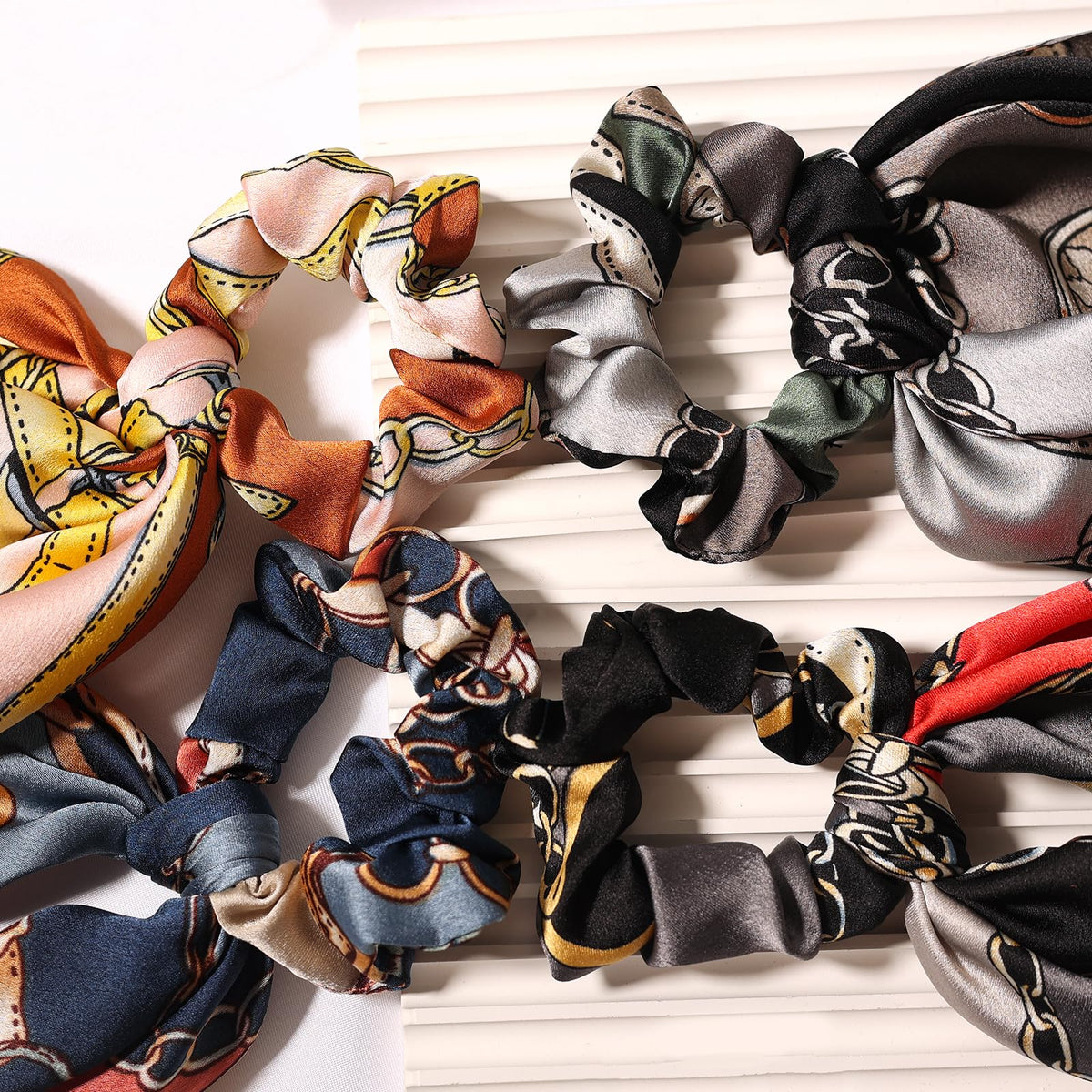 LFOUVRE Chain Satin Hair Accessories packaging