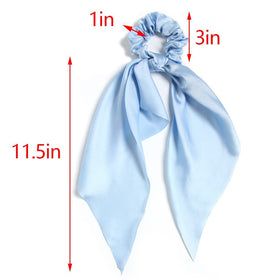 LFOUVRE Hair Scarf Scrunchies displayed with accessories