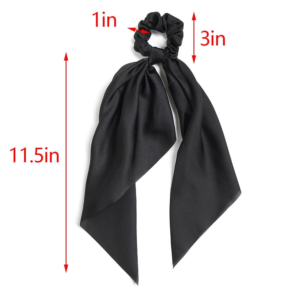LFOUVRE scrunchie tied around a ponytail