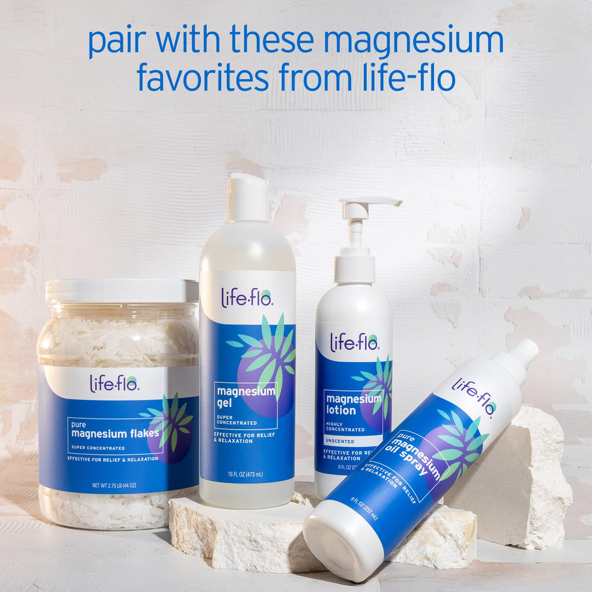 LIFE-FLO Magnesium Lotion being applied during massage