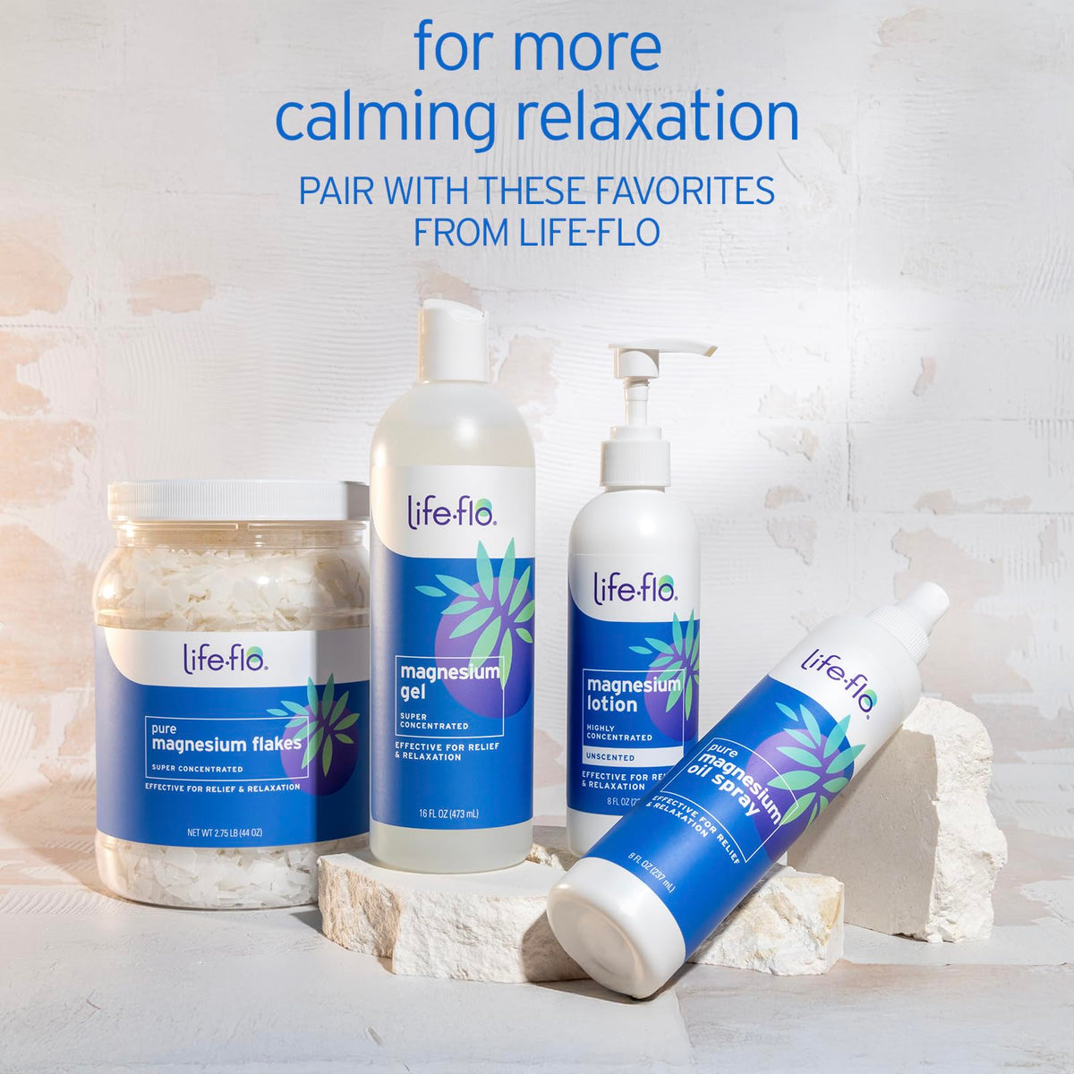 LIFE-FLO Magnesium Lotion with shea butter and coconut oil