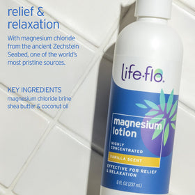 LIFE-FLO Pure Oil Spray 8oz Vanilla side view