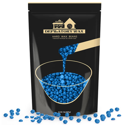 Lifestance Hard Wax Beads 1lb blue package front view