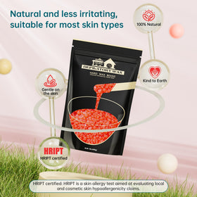 Lifestance Hard Wax Beads 1lb Strawberry Red close-up