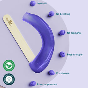 Lifestance Hard Wax Beans Lavender application on skin
