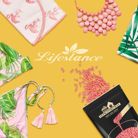 Lifestance Hard Wax Beans packaging with rose flavour description