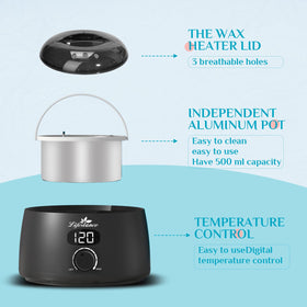 Lifestance L2 Digital Wax Warmer in a travel setting