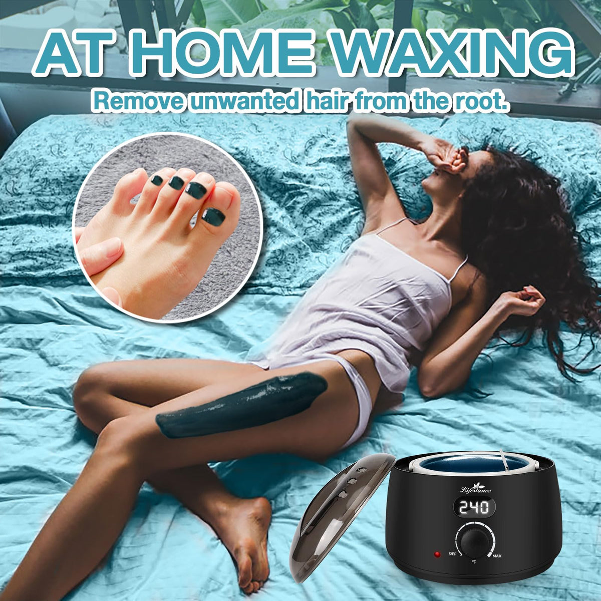 Lifestance pre-wax tea tree spray and post-wax oil