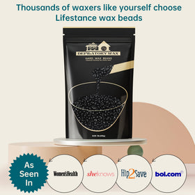 Lifestance wax beads alongside waxing tools