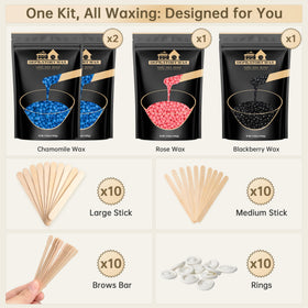 Lifestance wax beads in a warm wax warmer