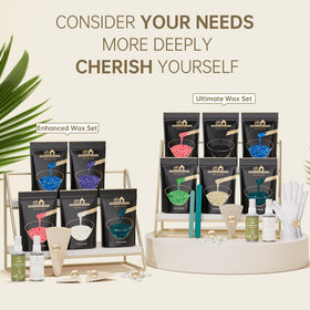 Lifestance wax beads set suitable for various body parts