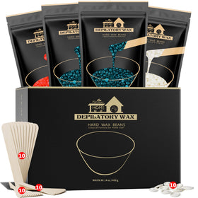 Lifestance Wax Beads Set with jasmine, cream, and strawberry wax beads