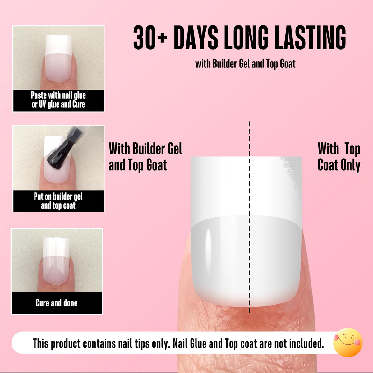 Lifestyle image of a manicure using NOVO OVO nail tips