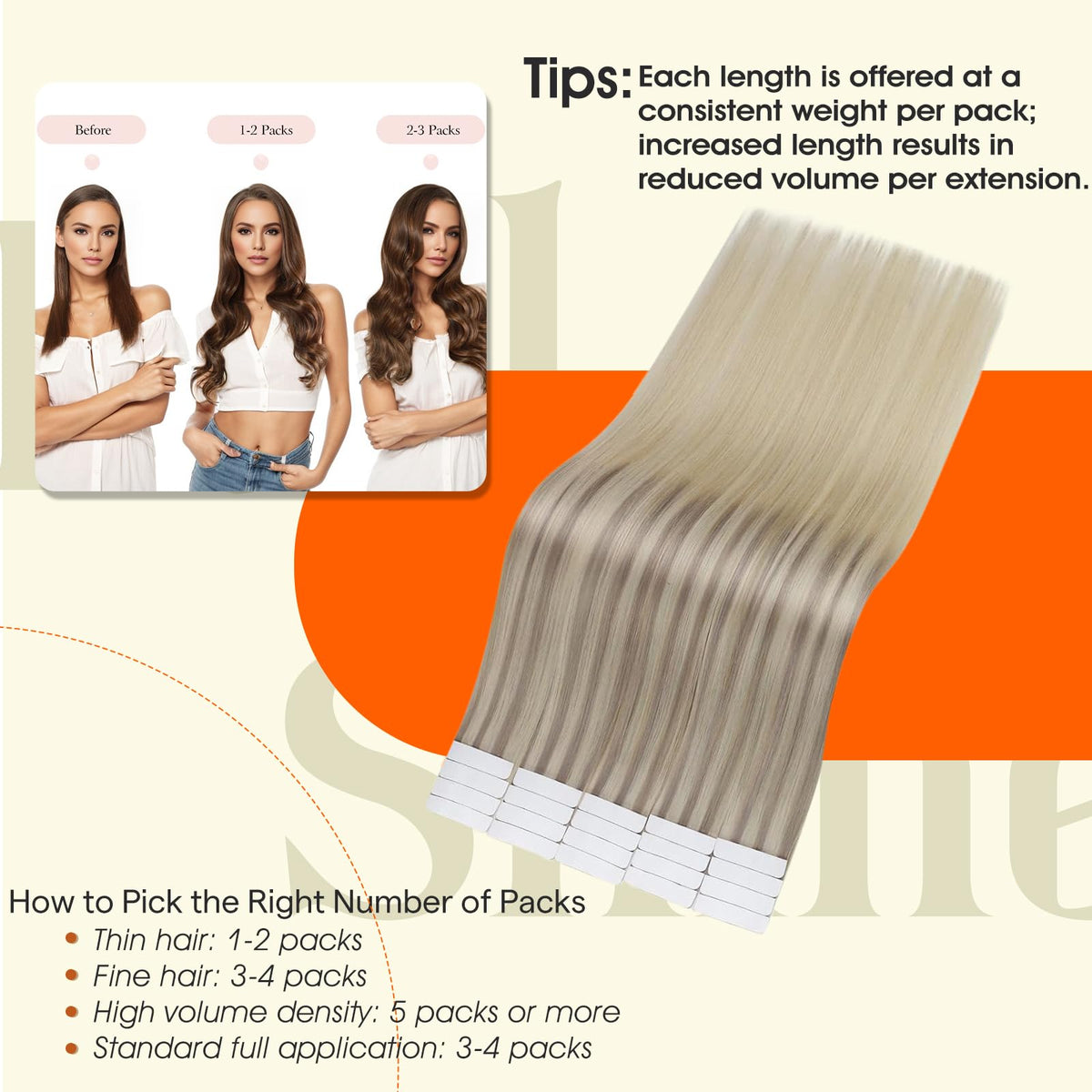 Lifestyle image of a woman wearing Full Shine Tape In Hair Extensions