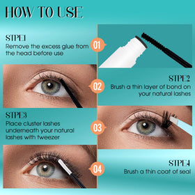 Lifestyle image of applying GEMERRY lashes at home