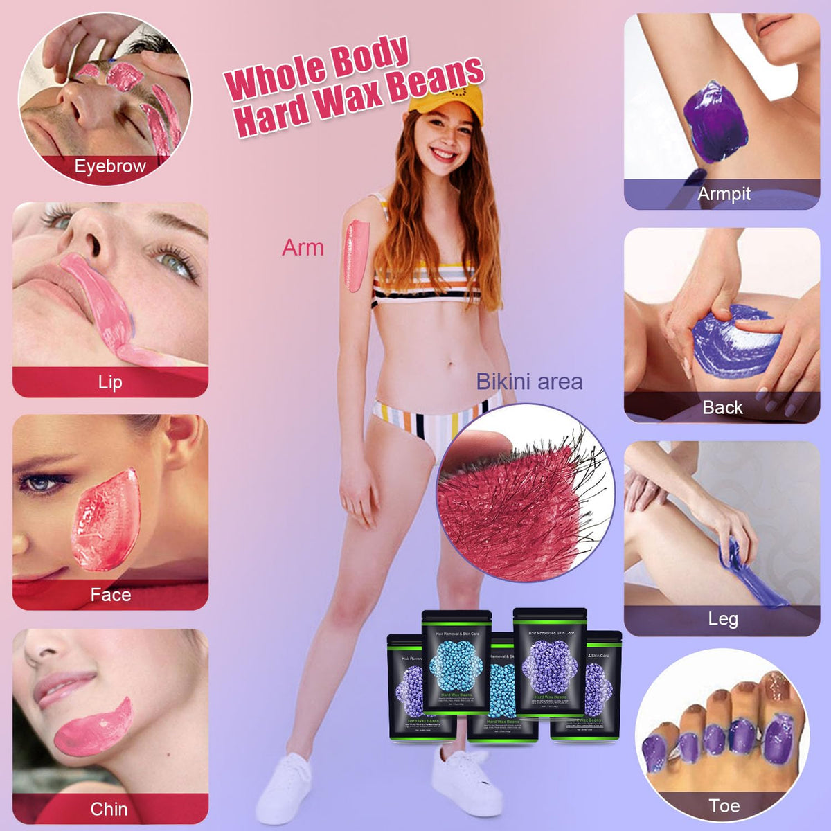 Lifestyle image of Auperwel wax beads being used at home