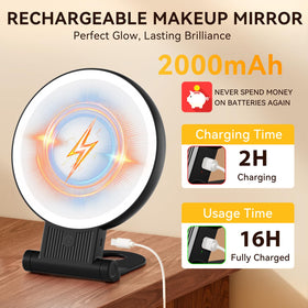 Lifestyle image of Auxmir mirror on a vanity table