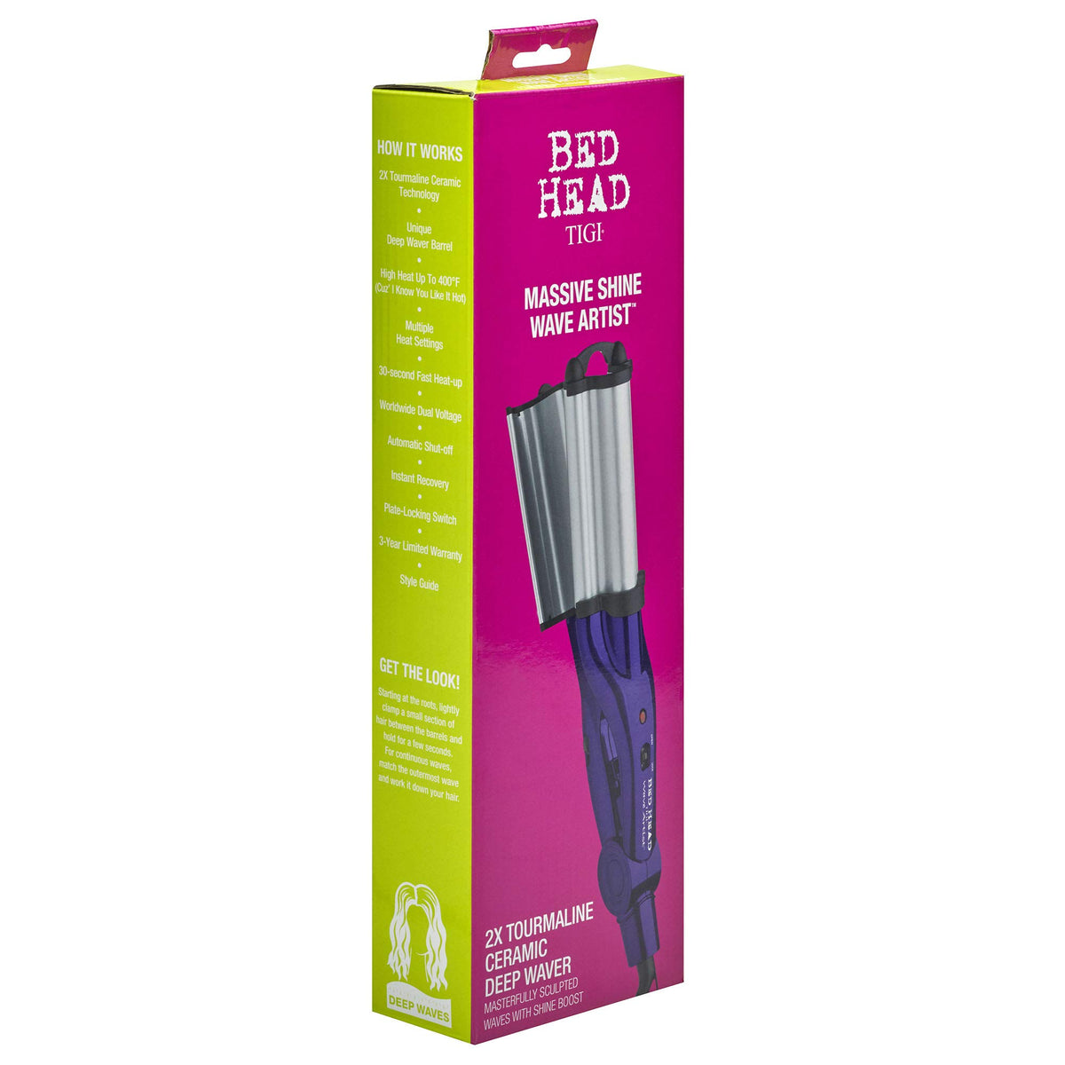 Lifestyle image of Bed Head Wave Artist Deep Waver on a bathroom counter