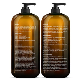 Lifestyle image of Botanic Hearth Biotin Shampoo and Conditioner in use