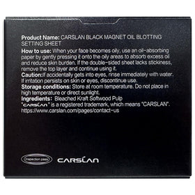 Lifestyle image of CARSLAN blotting paper in use