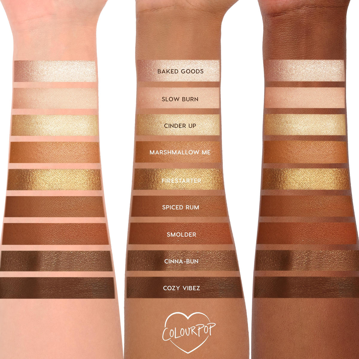 Lifestyle image of ColourPop Feelin' Toasty Palette in makeup setup