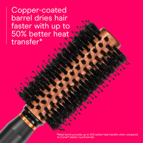 Lifestyle image of Conair Round Hair Brush in use
