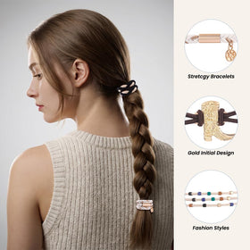 Lifestyle image of DIYDEC Boho Hair Ties at a party