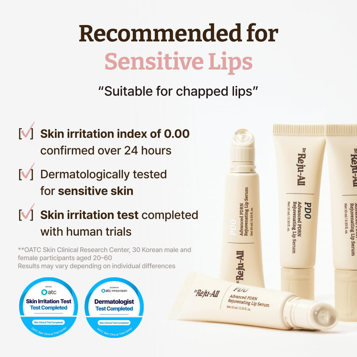 Lifestyle image of Dr.Reju-All Lip Serum in a beauty routine