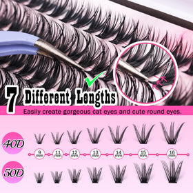 Lifestyle image of FANXITON eyelash application process