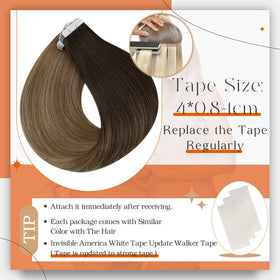 Lifestyle image of Full Shine Tape In Hair Extensions in use