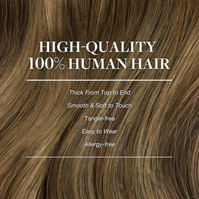 Lifestyle image of GOO GOO Clip in Hair Extensions in use