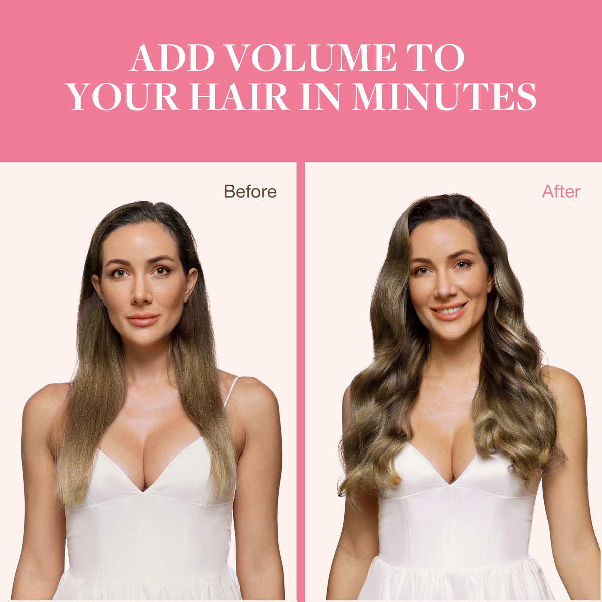 Lifestyle image of GOO GOO Clip in Hair Extensions styled
