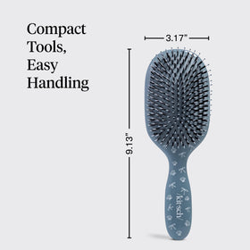 Lifestyle image of Kitsch hair brush on a bathroom counter