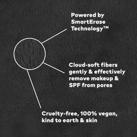 Lifestyle image of MakeUp Eraser being used to remove makeup